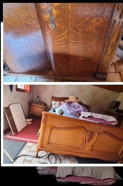 Lit double et armoire, Enlèvement ou Envoi
