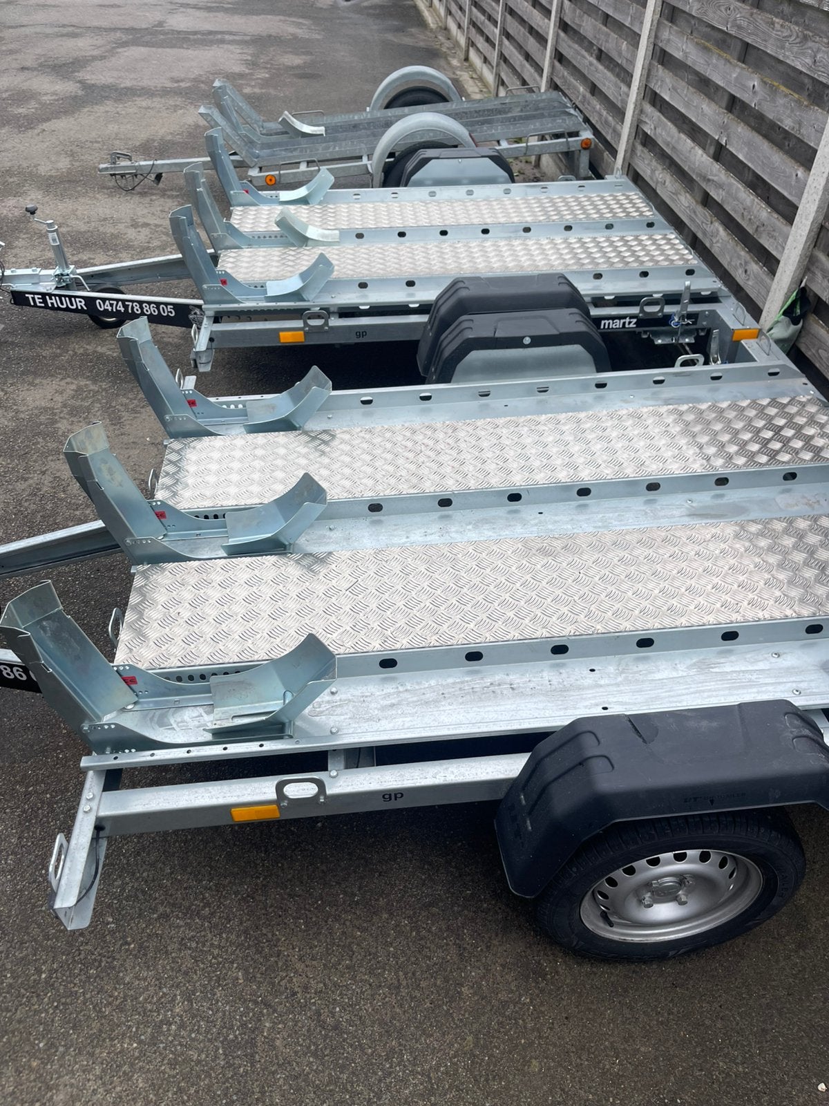 Moto trailer te huur 35€/dag, Enlèvement, Comme neuf