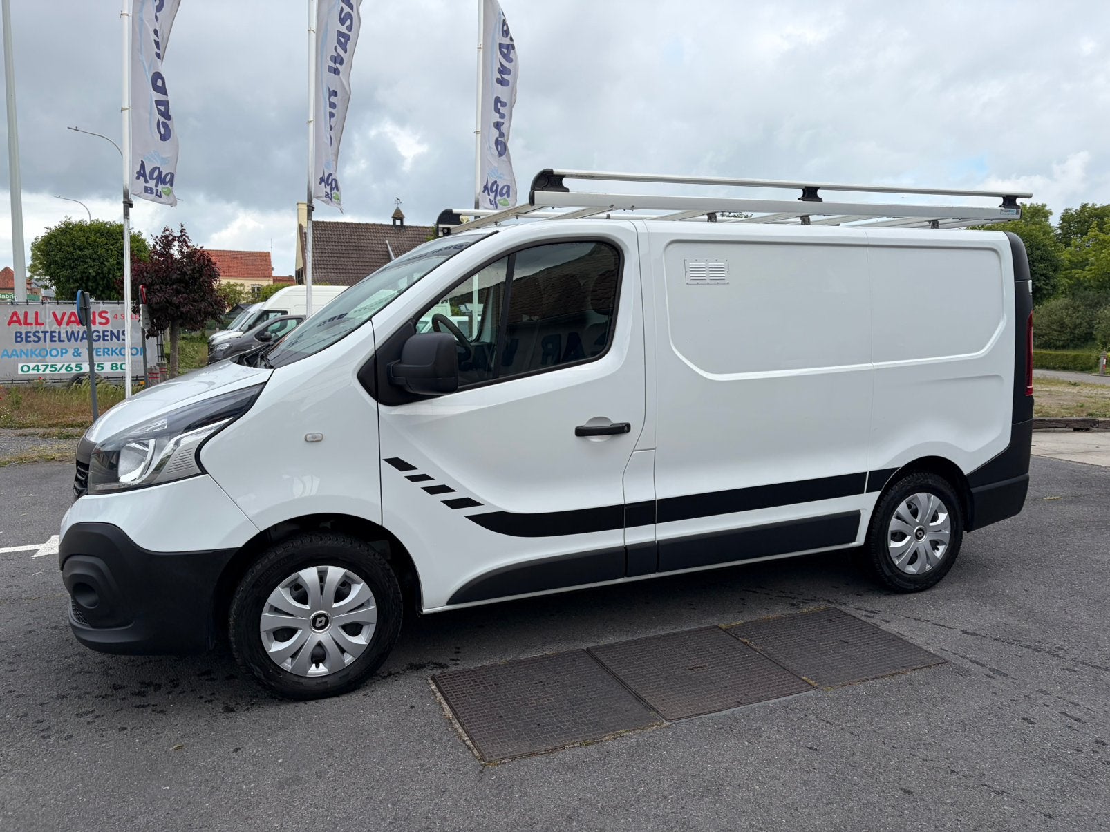 Renault Trafic*L1/H1*1.6DCI*Airco*GPS*1e eig.*MET INRICHTING, Voorwielaandrijving, Stof, Euro 6, Wit