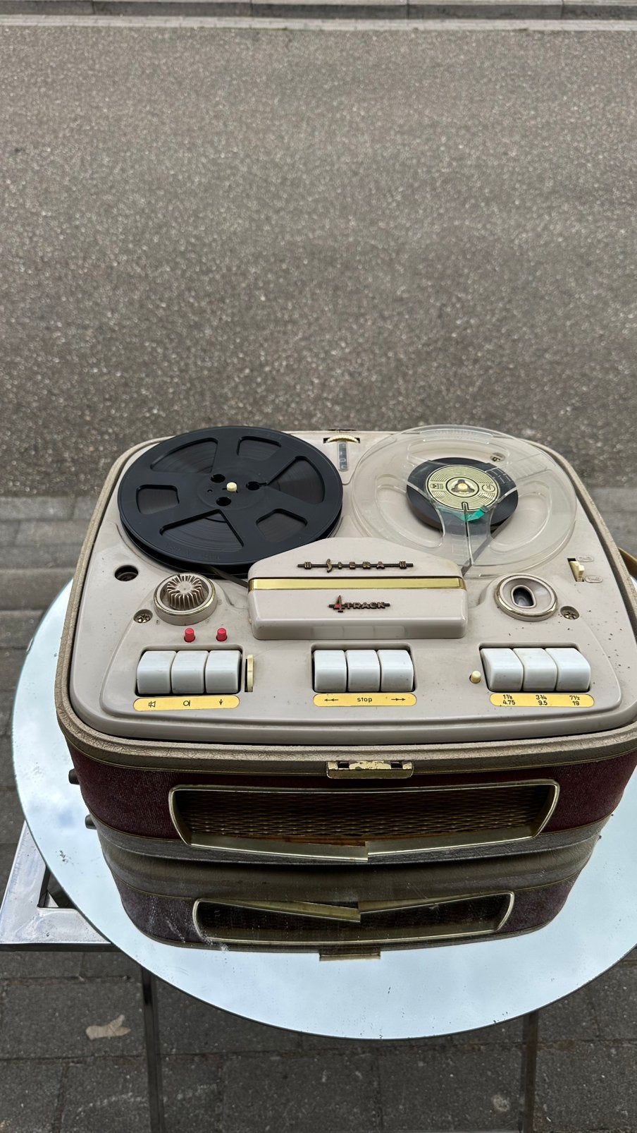 vintage Siera III 4-track bandrecorder, TV, Hi-fi & Vidéo, Enregistreurs audio, Enlèvement, Magnétophone