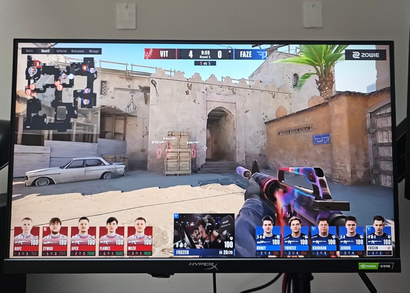 HyperX Armada 25 240hz monitor, Informatique & Logiciels, Gaming, IPS, Enlèvement ou Envoi, 1 à 2 ms