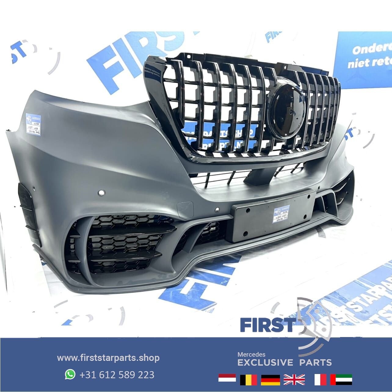 W907 SPRINTER SPORT AMG LOOK BUMPER Mercedes W910 VOORBUMPER, Gebruikt, -, Voor, Ophalen of Verzenden