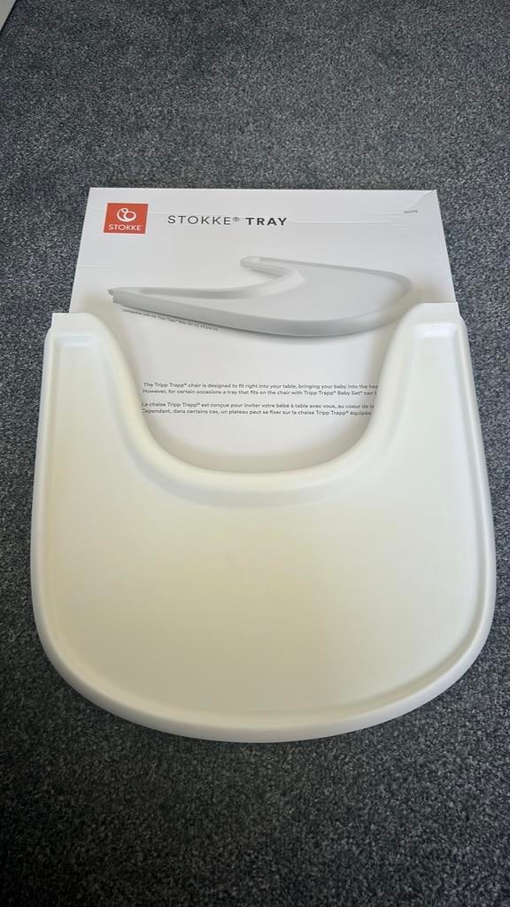 Stokke Tray/eetblad wit - voor Tripp Trapp, Ophalen, Zo goed als nieuw