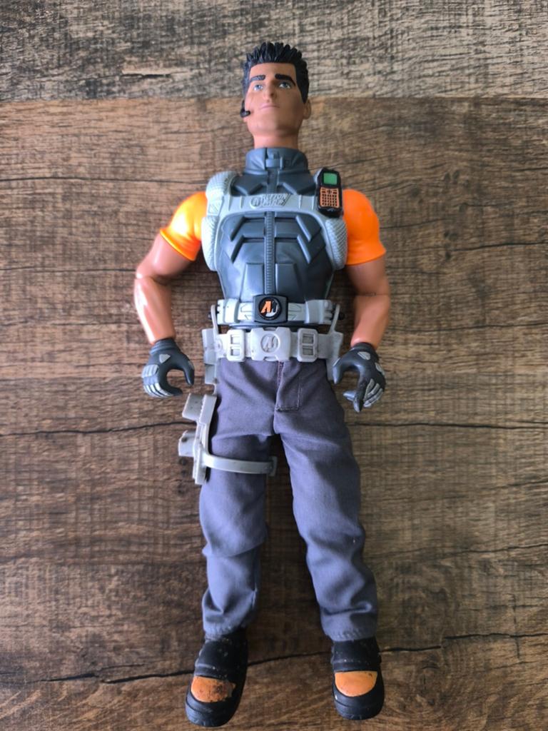 Vintage Action Man The Shouter Face Flex Tech Hasbro 2000., Ophalen, Gebruikt