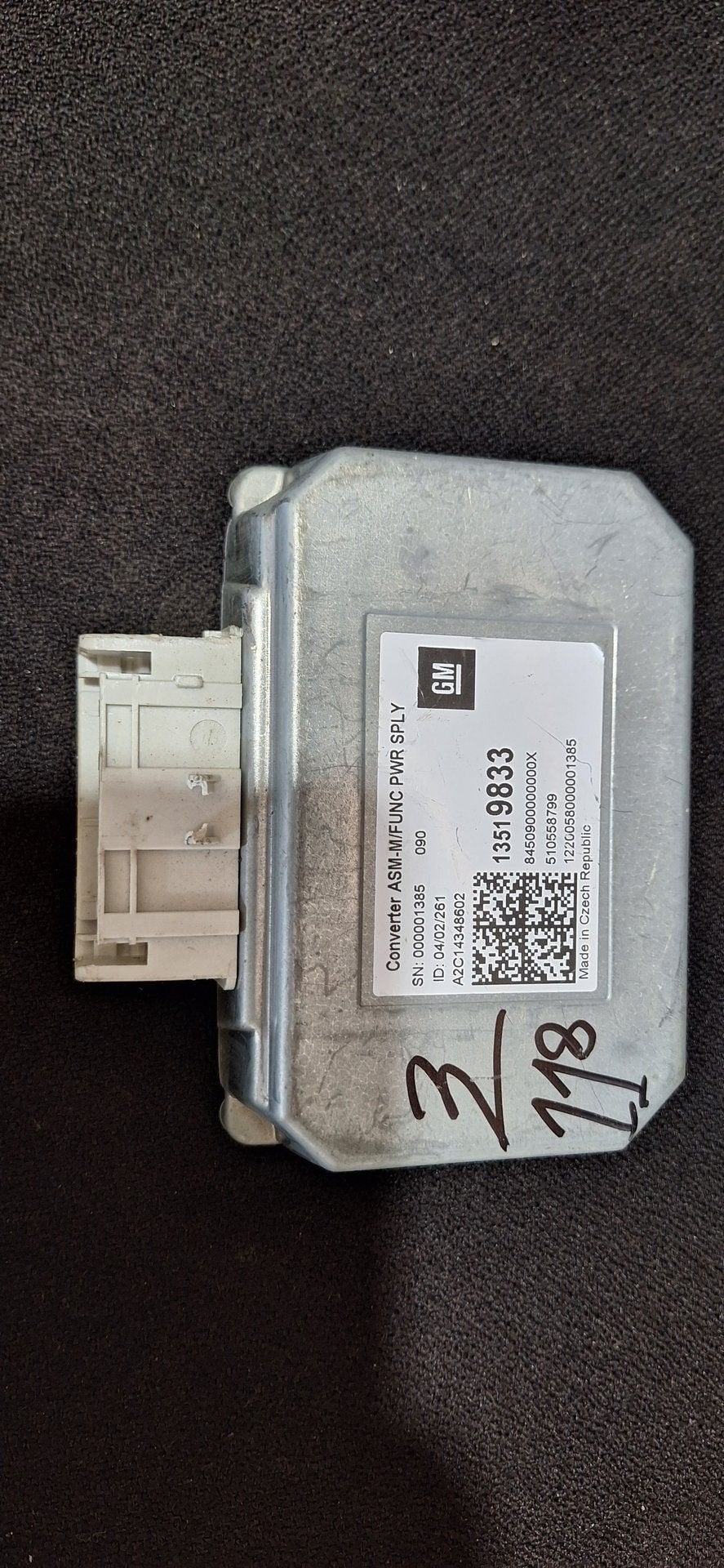 Originele Spanningsomvormer Module Computer GM Opel - 135198, Gebruikt, -, -, Opel