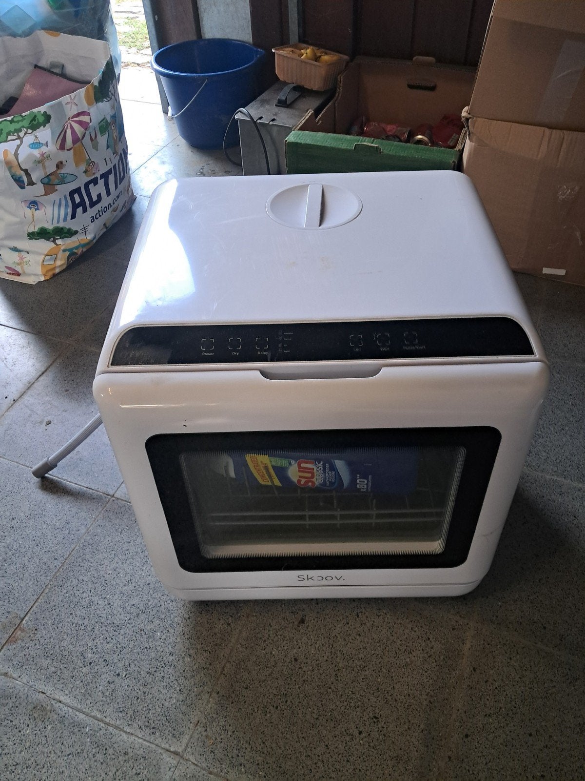 vaatwasser (tafelmodel)   zo goed als nieuw, Electroménager, Enlèvement, Comme neuf, Autoportant