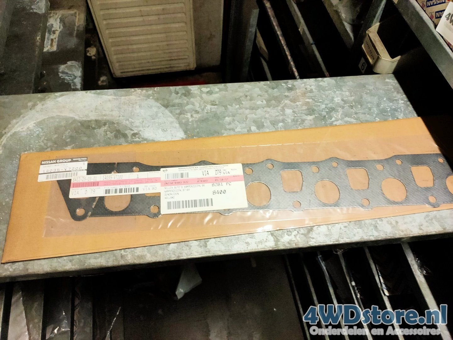 Nissan Patrol GR Uitlaatspruitstuk pakking 14035V7200, Neuf, -, -, Nissan