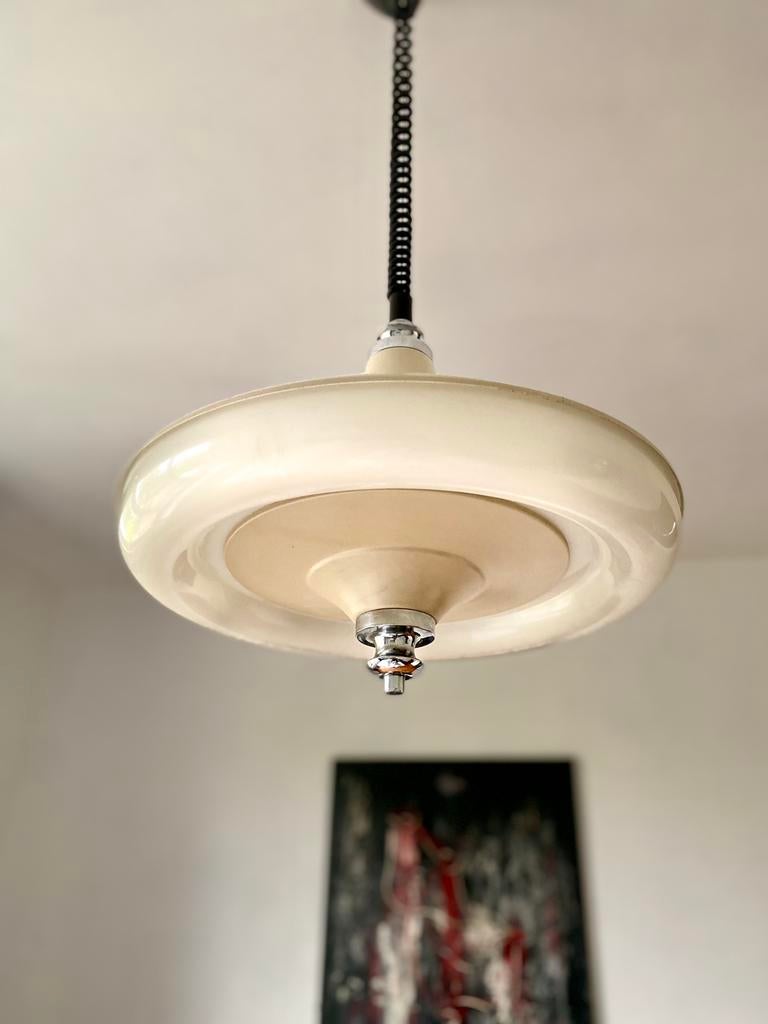 Vintage hanglamp uit de jaren 60/70., Ophalen, Zo goed als nieuw
