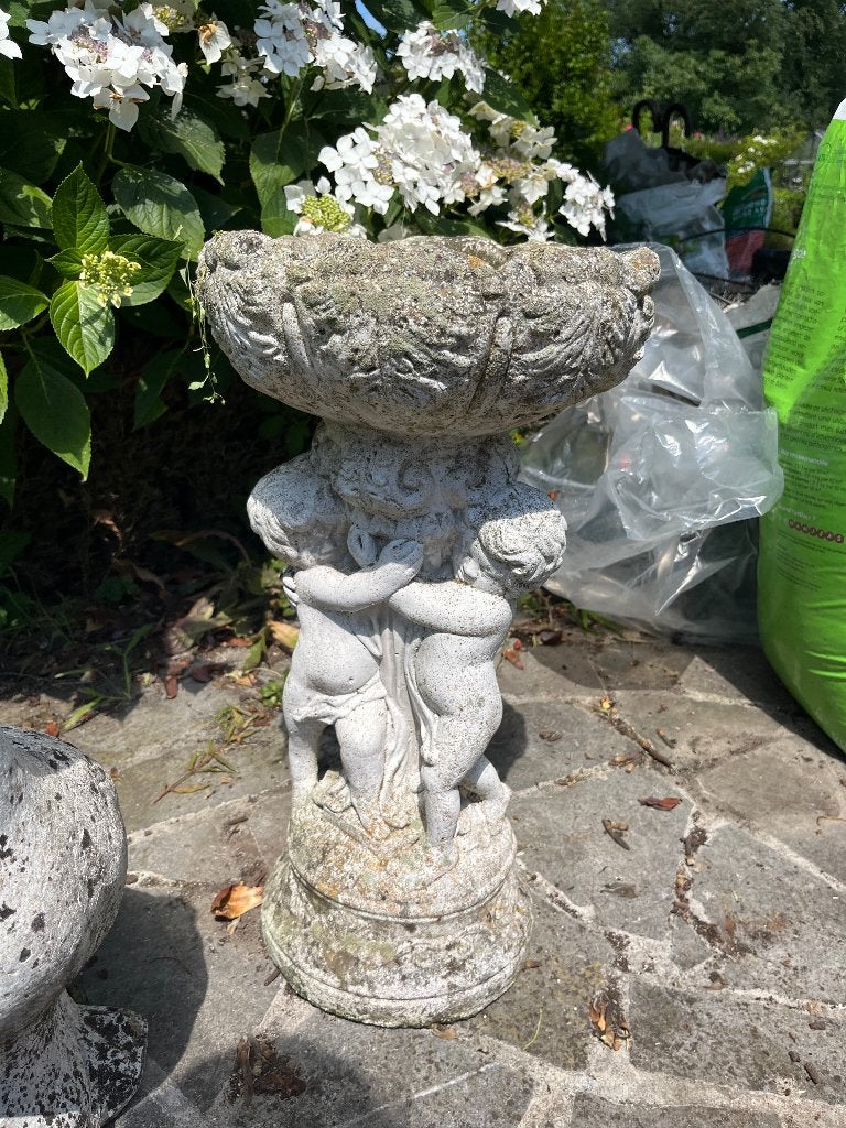 Tuinbeeld engeltjes, Tuin en Terras, Tuinbeelden, Ophalen, Gebruikt, Engelenbeeld