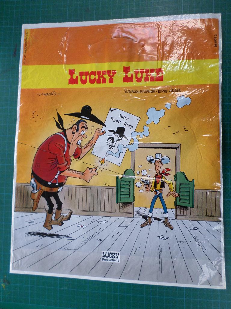 Lucky Luke / Rantanplan - sac plastique - 1997, Collections, Enlèvement ou Envoi, Autres personnages, Utilisé, Autres types