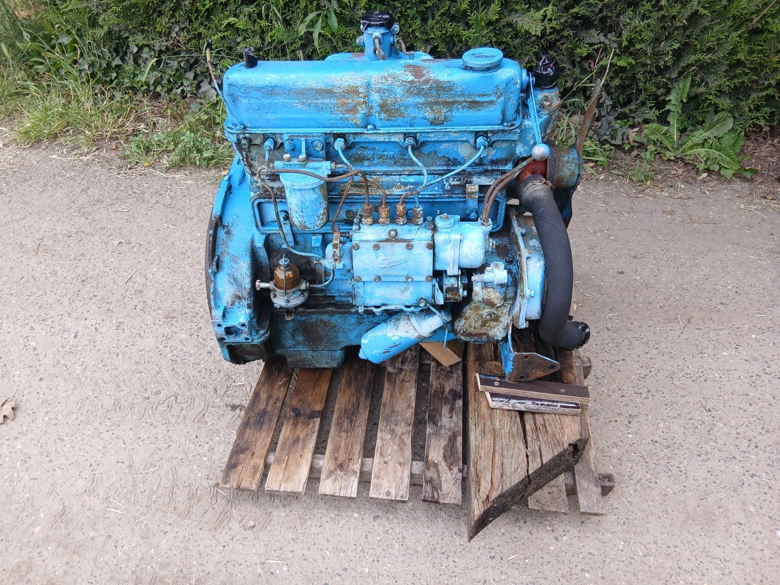 goedwerkende fordson major motor, Enlèvement