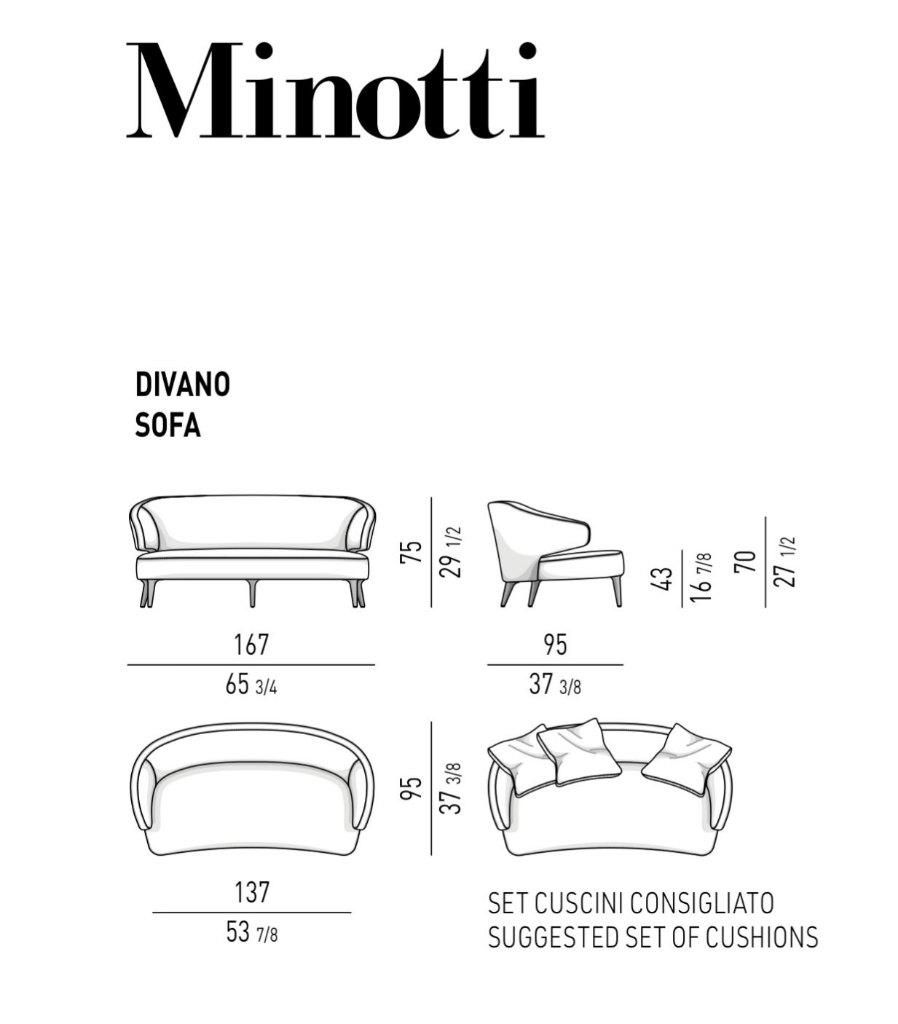 TBE Minotti Aston canapé + pouf velours jaune – PN: 11.000€, Enlèvement ou Envoi, Comme neuf, Tissus, Design Bankstellen Minotti