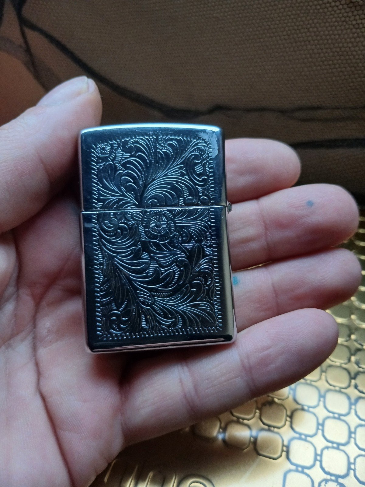 special edition handcrafted original Zippo, Ophalen of Verzenden, Zo goed als nieuw, Aansteker
