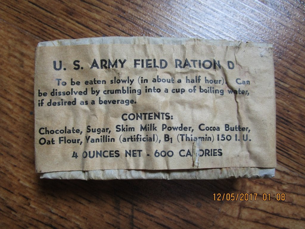 Ration D, début de production, Collections, Enlèvement ou Envoi, Armée de terre, Autres types