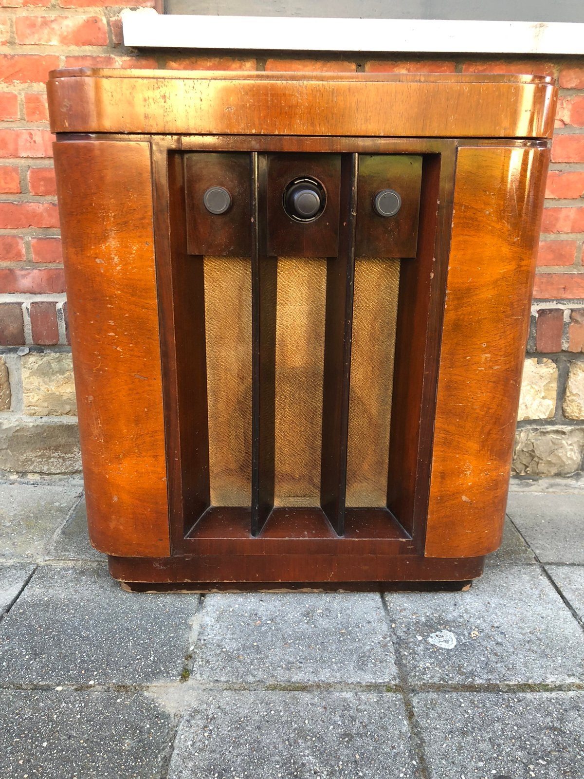 Philips radio meubel met platenspeler, Ophalen, Platenspeler, Philips