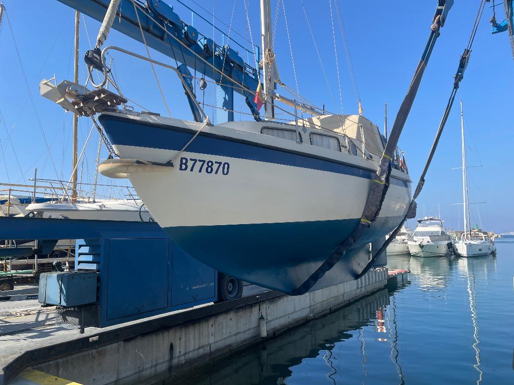Motorsailor te koop in Calpe, Spanje, Watersport en Boten, Kajuitzeilboten en Zeiljachten, Ophalen, Gebruikt, Polyester, Diesel
