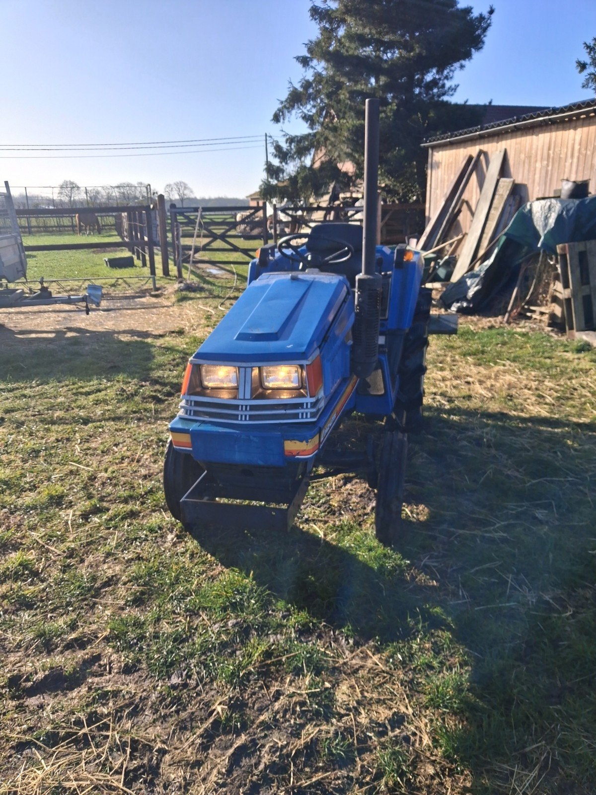 mini tractor, Ophalen