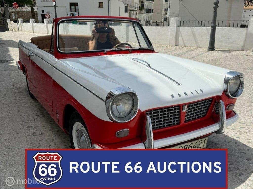 Triumph Herald 1200 | 1961 | Route 66 Auctions, Achat, Entreprise, Boîte manuelle, Triumph