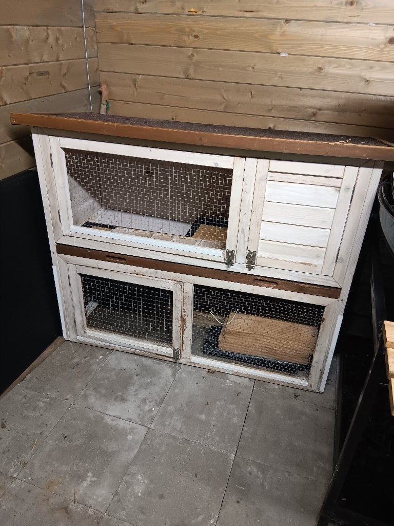 Konijnenhok 2 verdiepen, Niche, Enlèvement, Utilisé, 110 cm ou plus