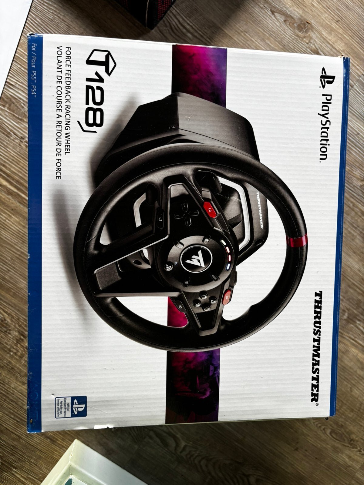 Thrustmaster T128 racestuur + pedalen – €100, Enlèvement ou Envoi, Comme neuf