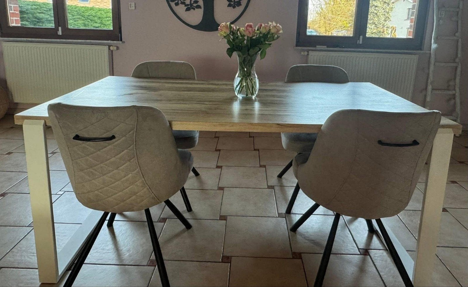 Salle a manger verano et 4 chaises, Maison & Meubles, Enlèvement