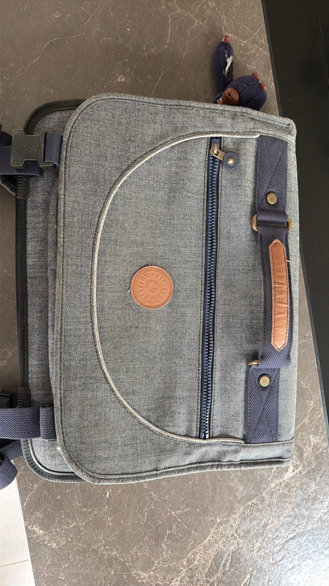 Kipling boekentas, Ophalen, Gebruikt