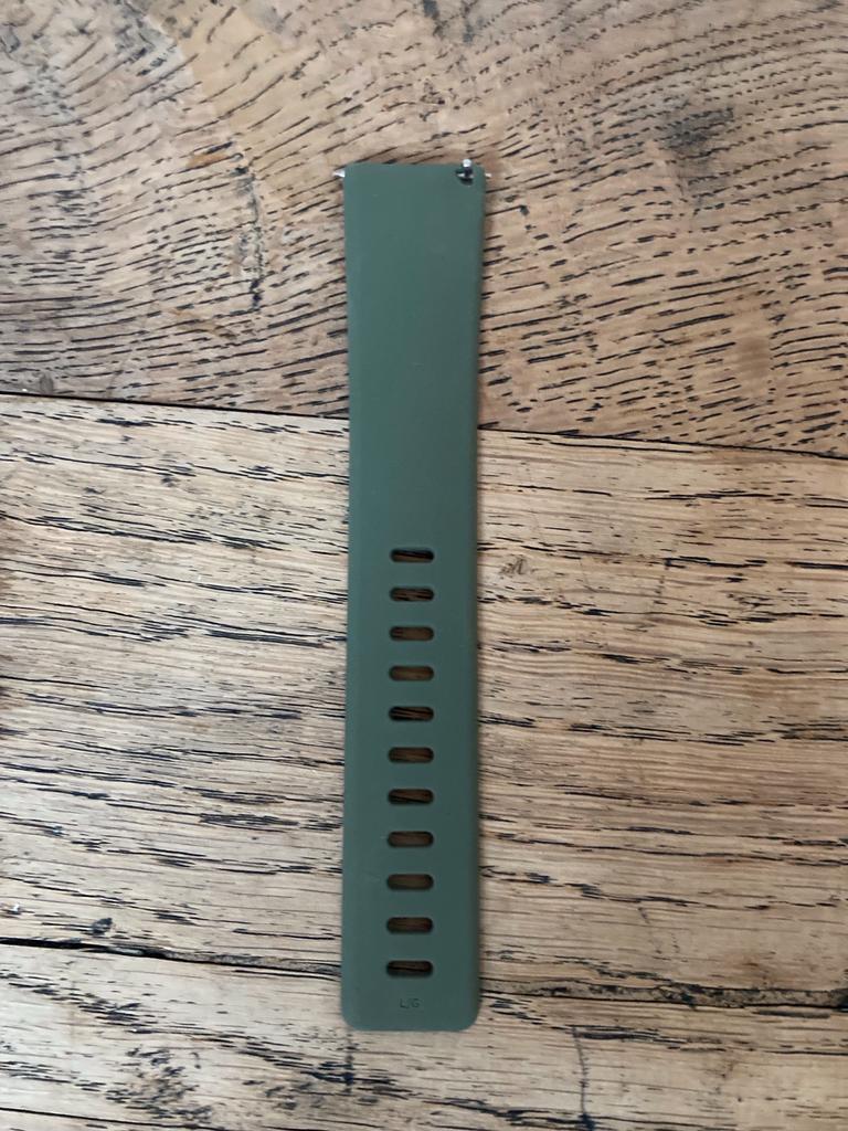 Bracelet Fitbit original, taille L, montre, Versa 2, vert, Enlèvement ou Envoi, Neuf