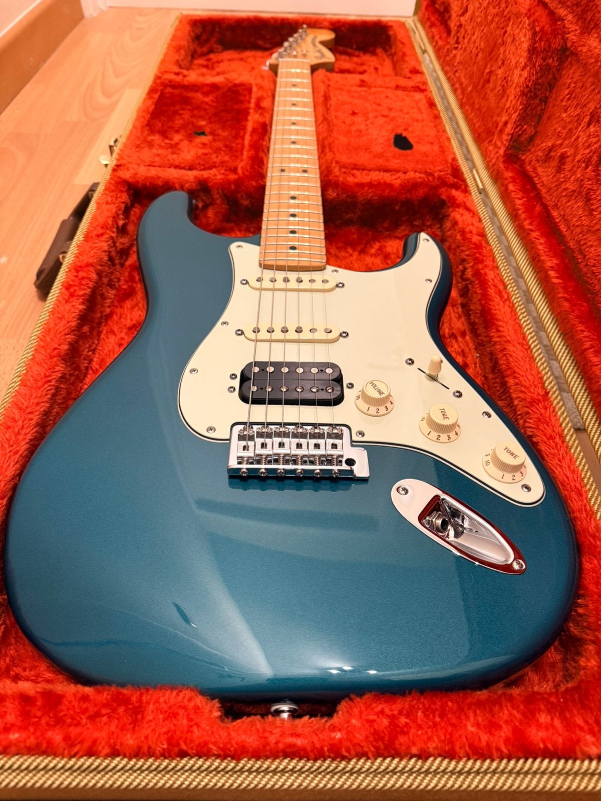 Fender Stratocaster Deluxe Lonestar + Fender Case. Mint!, Muziek en Instrumenten, Snaarinstrumenten | Gitaren | Elektrisch, Ophalen