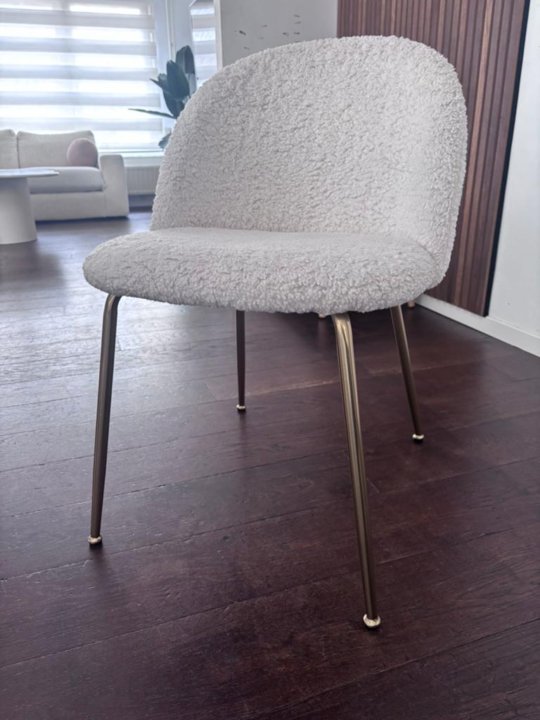 Eetstoel Japandi, Huis en Inrichting, Stoelen, Ophalen, Gebruikt, Wit, Vijf, Zes of meer stoelen