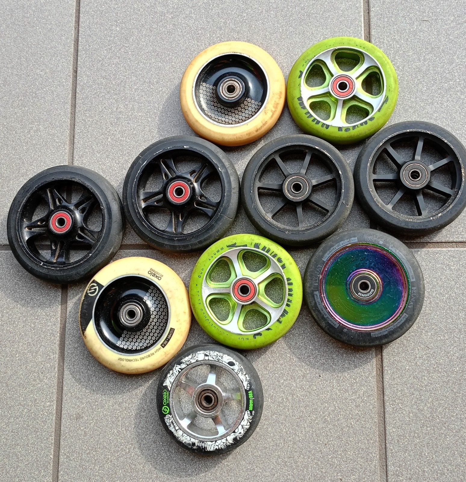 Stuntstep - wieltjes 100-110-120mm, Ophalen, Gebruikt, Gewone step, Ethic dtc