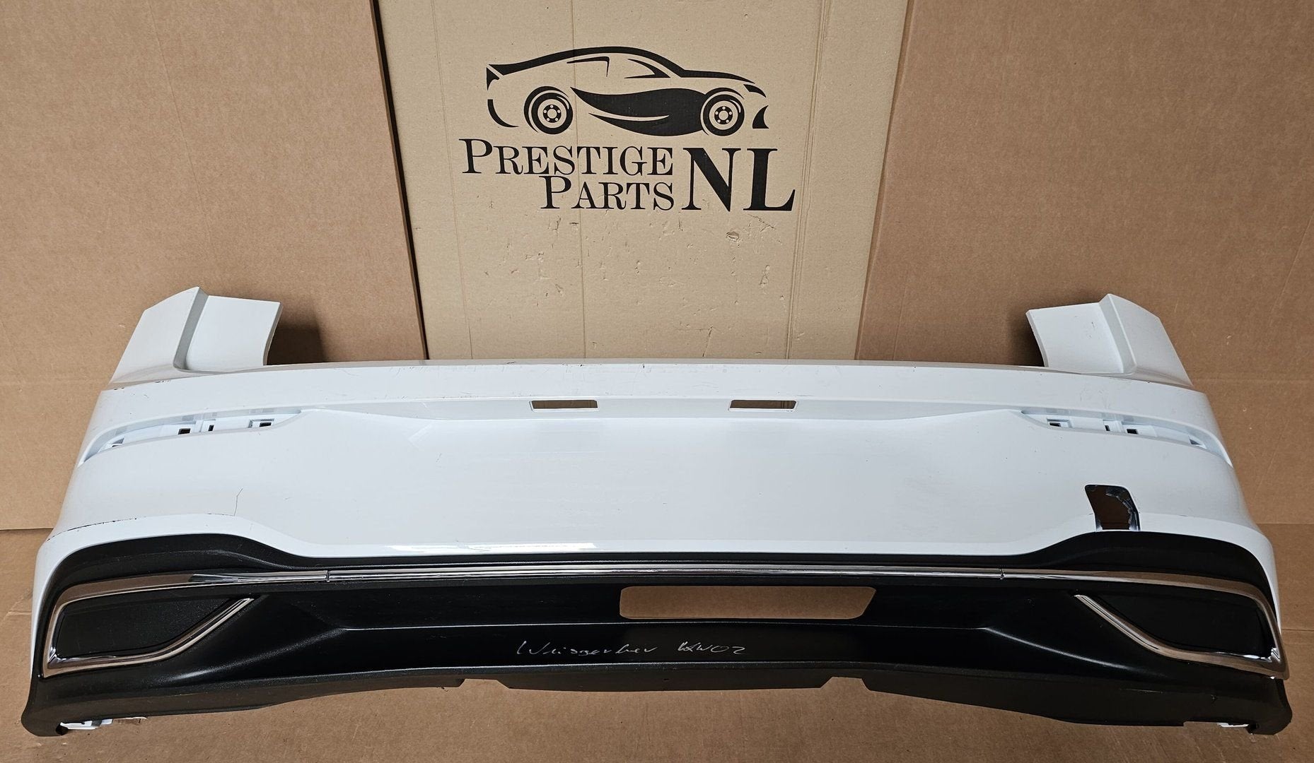 Achterbumper VW Golf 8 VIII HIGHLINE GTE ORGINEEL BUMPER WIT, -, Utilisé, -, Avant