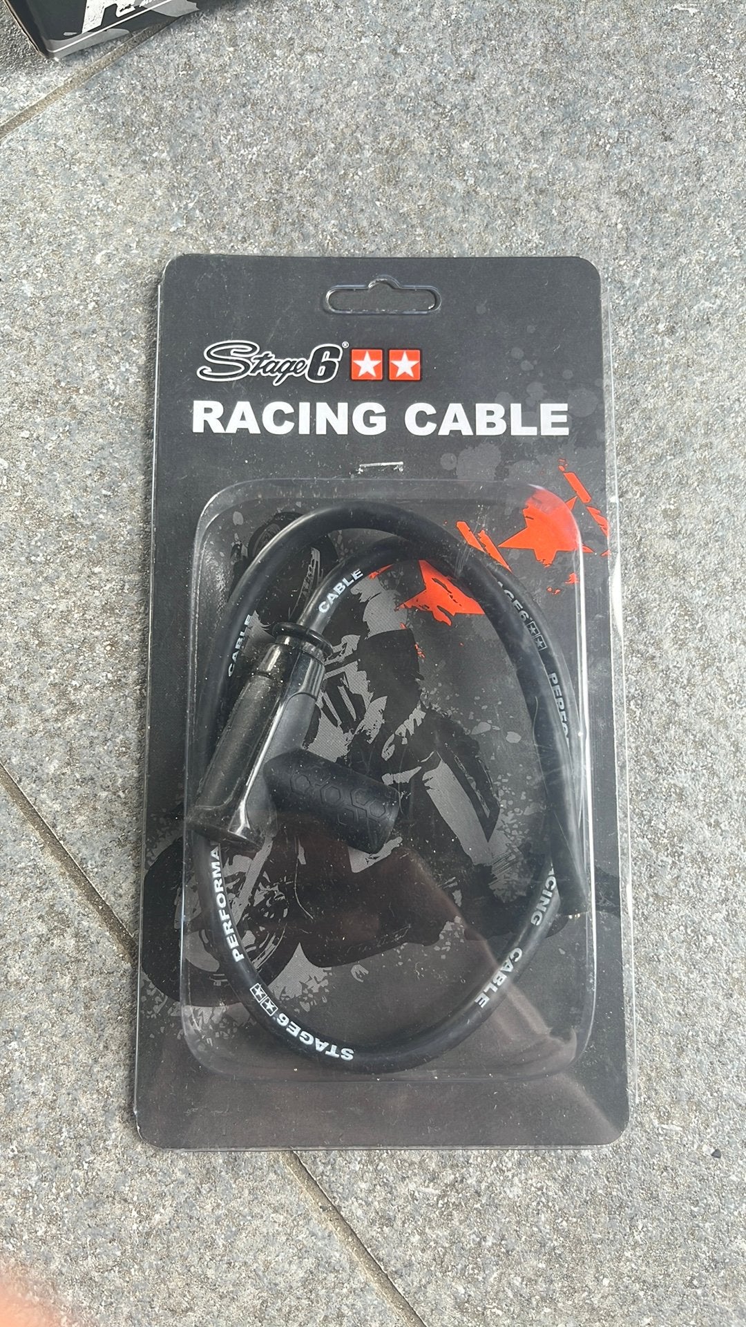 Stage 6 racing bougiekabel en dop, Fietsen en Brommers, Fietsaccessoires | Fietscomputers, Ophalen, Zo goed als nieuw