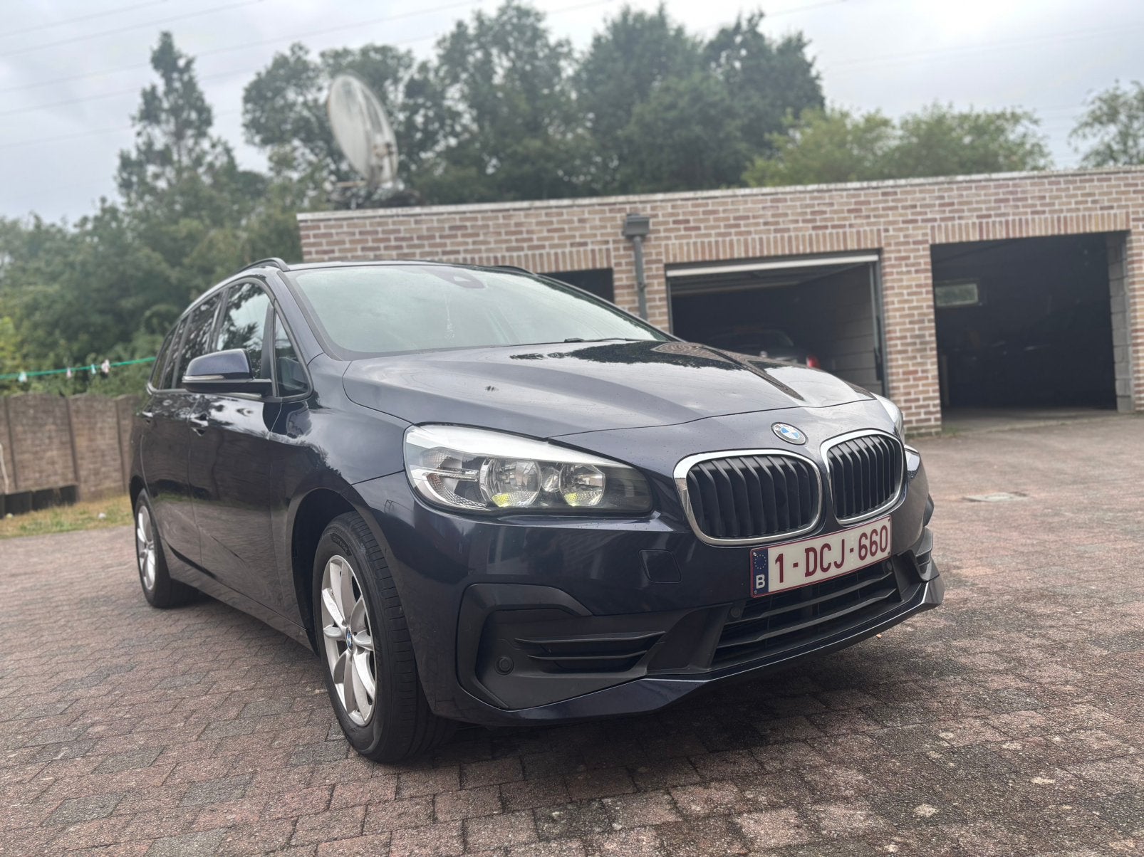 BMW 216d Gran Tourer, Voorwielaandrijving, Blauw, Leder, 5 deurs