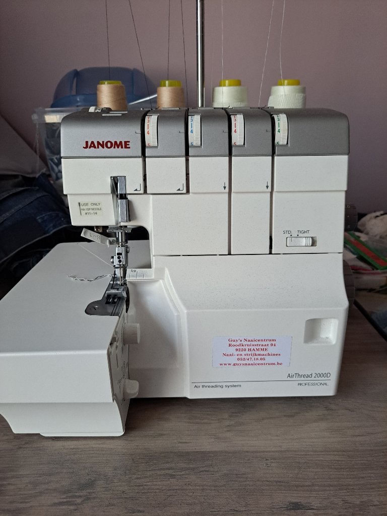 Janome overlock, Ophalen, Zo goed als nieuw, Lockmachine, Janome