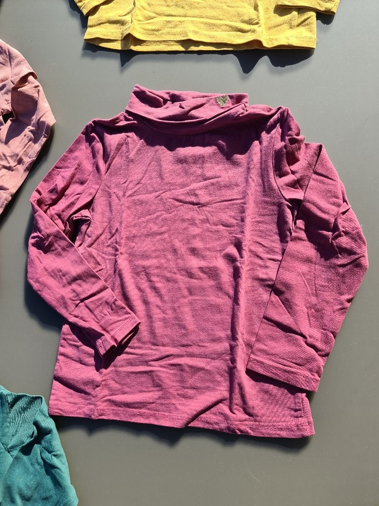 donker roze souspull met hartje, JBC, 128, Ophalen, Zo goed als nieuw