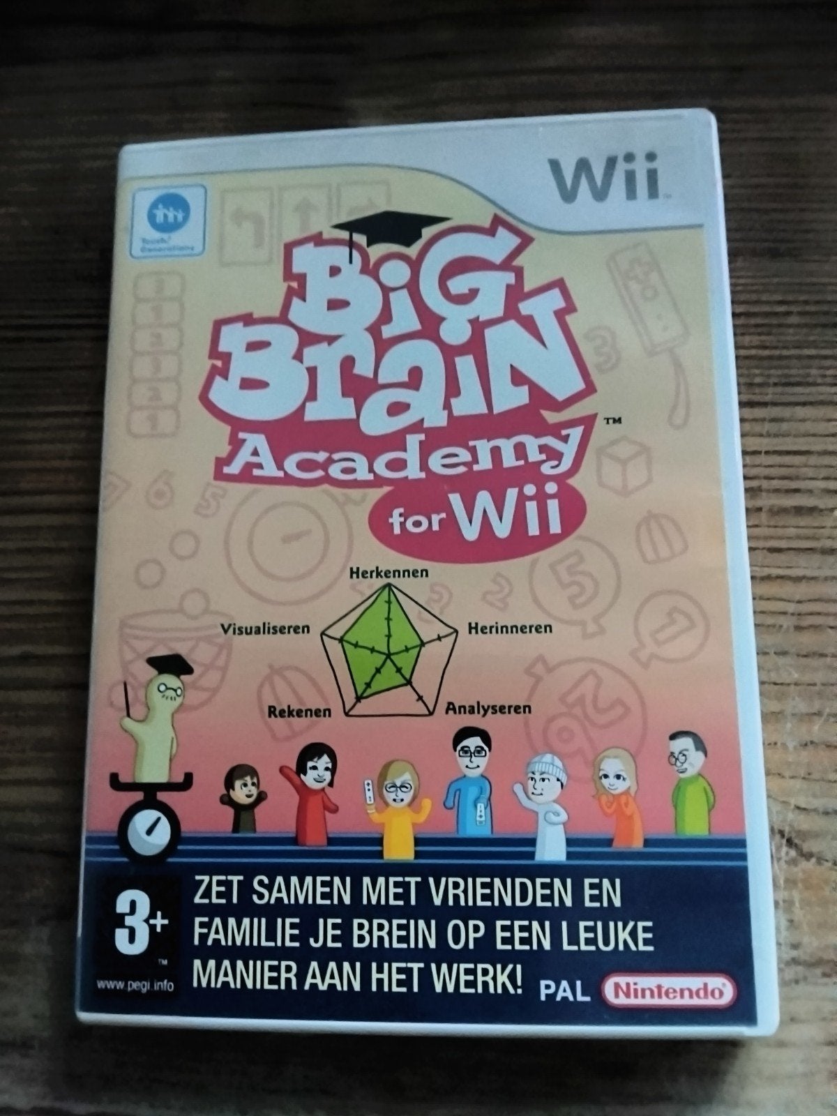 Big Brain Academy for Wii - Nintendo Wii, Games en Spelcomputers, Puzzel en Educatief, Gebruikt, Ophalen of Verzenden, 3 spelers of meer