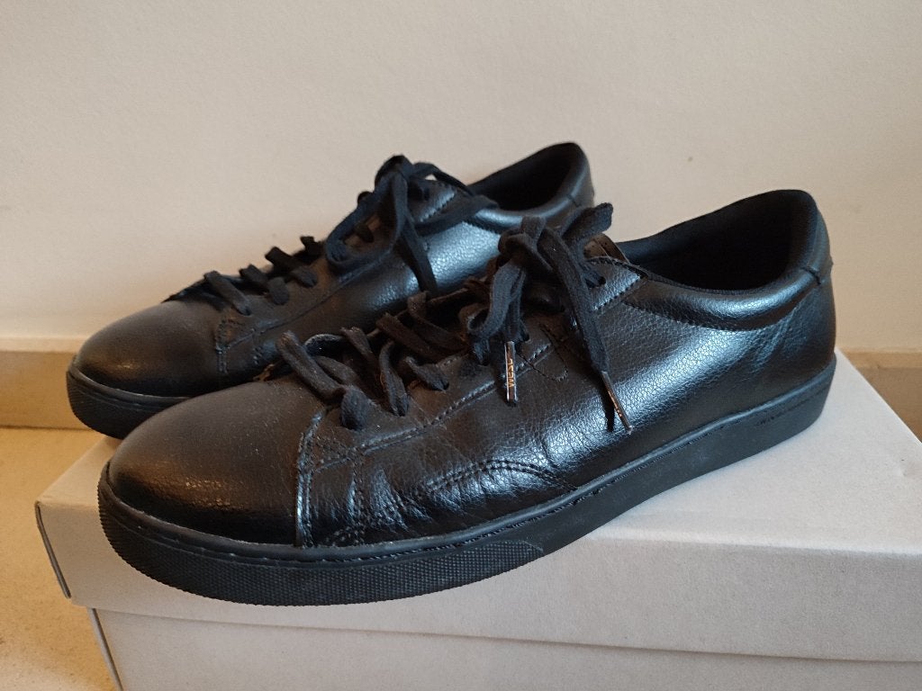WESC Off The Court PRO Taille 45 en cuir - Comme Neuve, Enlèvement, Comme neuf, Noir