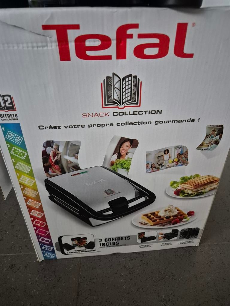 Tefal snack collection grill en wafelijzer, Electroménager, Grils de contact, Enlèvement