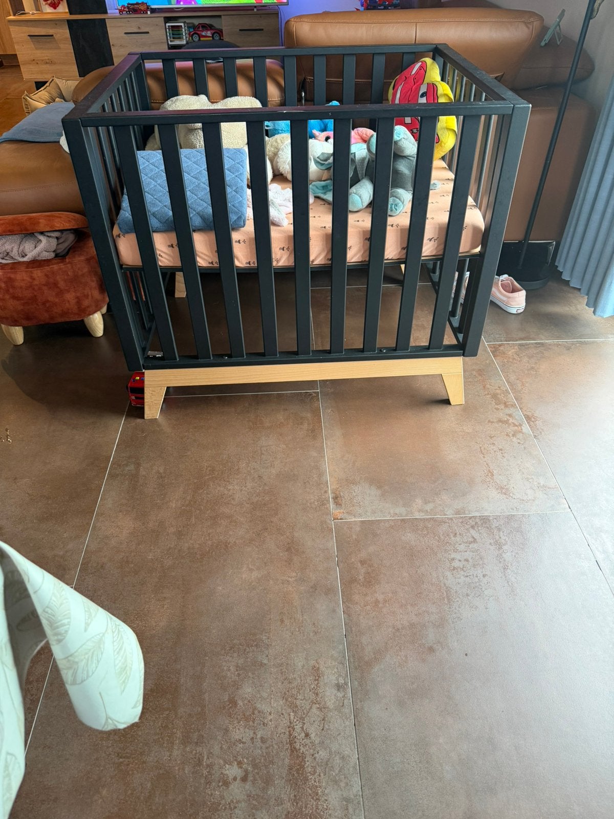 Baby park, Kinderen en Baby's, Babyparken, Ophalen, Gebruikt, Rechthoekig, In hoogte verstelbaar