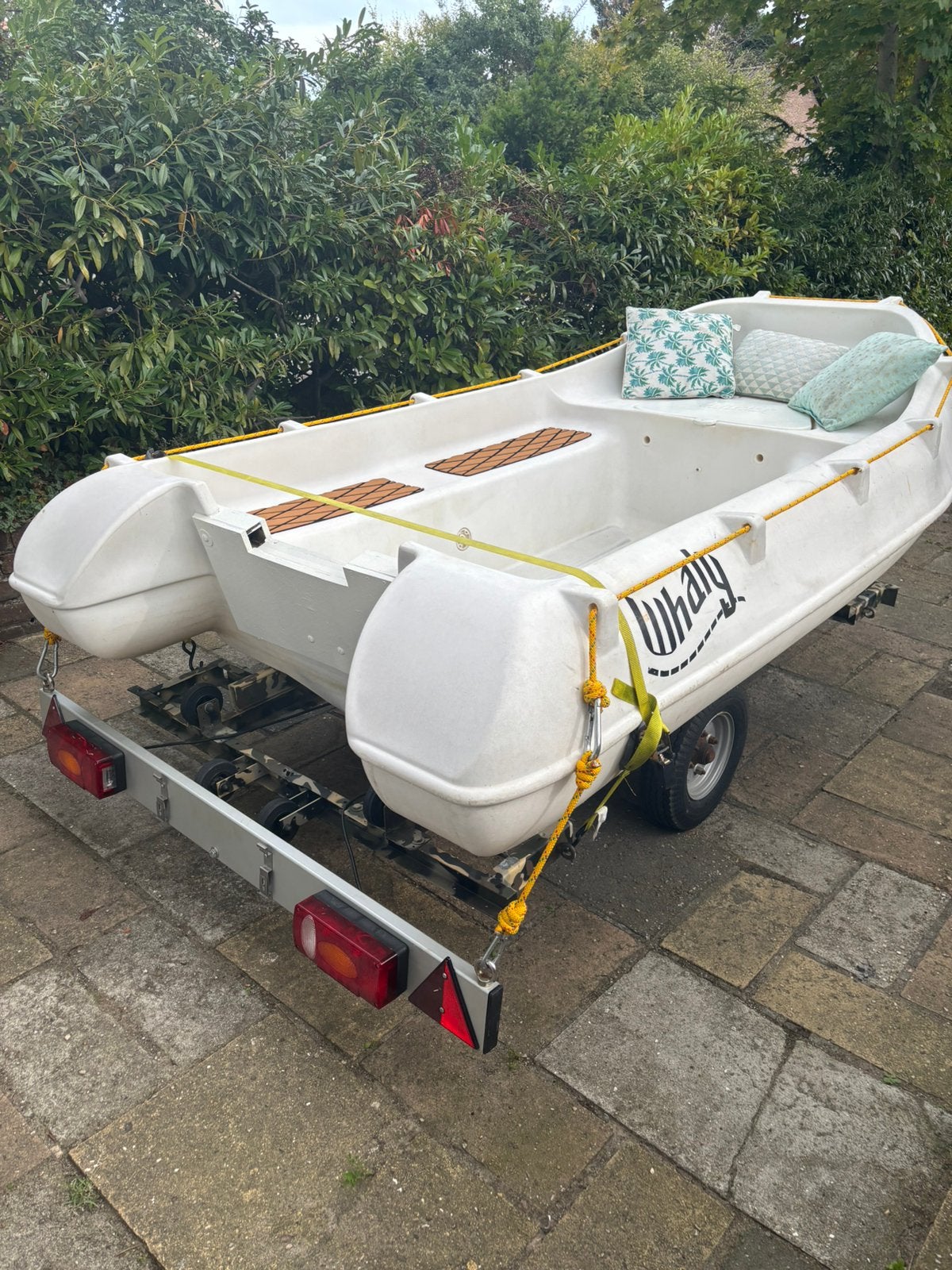 Whaly 270 + trailer – degelijke bijboot / sloep / visboot, Watersport en Boten, Ophalen, Gebruikt, Kunststof, Buitenboordmotor