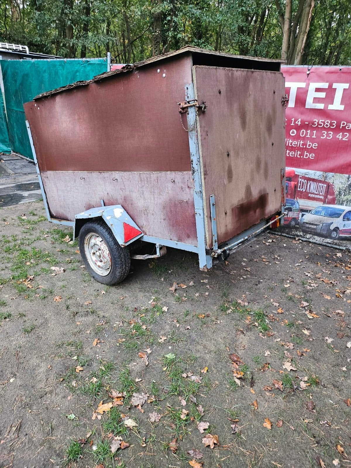 aanhangwagen met werk, Enlèvement