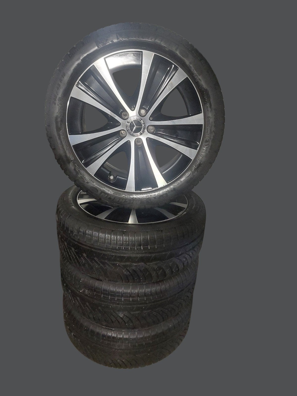 Jantes d’origine pour Mercedes Classe E avec pneus hiver, Enlèvement, Pneus hiver, Pneu(s)