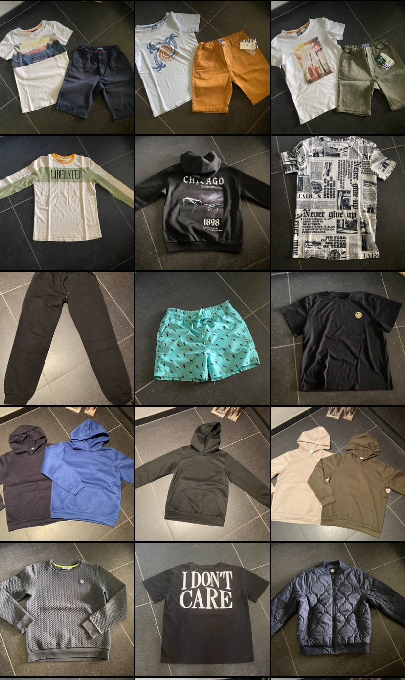 Knap lot jongenskledij, maat 152/158, 20 stuks, Kinderen en Baby's, Ophalen of Verzenden, Zo goed als nieuw, Maat 152