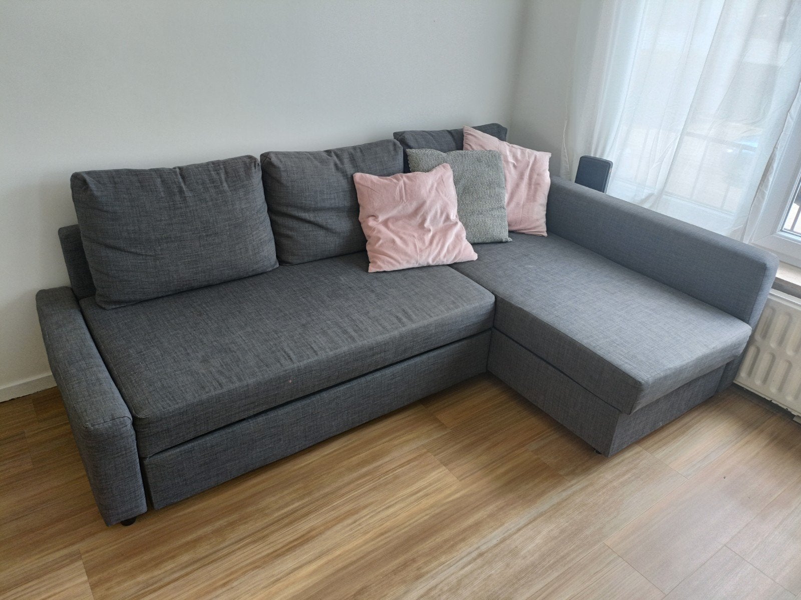 Canapé Lit convertible IKEA, Enlèvement, Utilisé, Gris