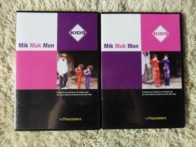 Mik Mak Mon Complete Reeks (Serie 1 en 2) 2 dvd's, Cd's en Dvd's, Alle leeftijden, Overige genres, Seizoen 1, Zo goed als nieuw