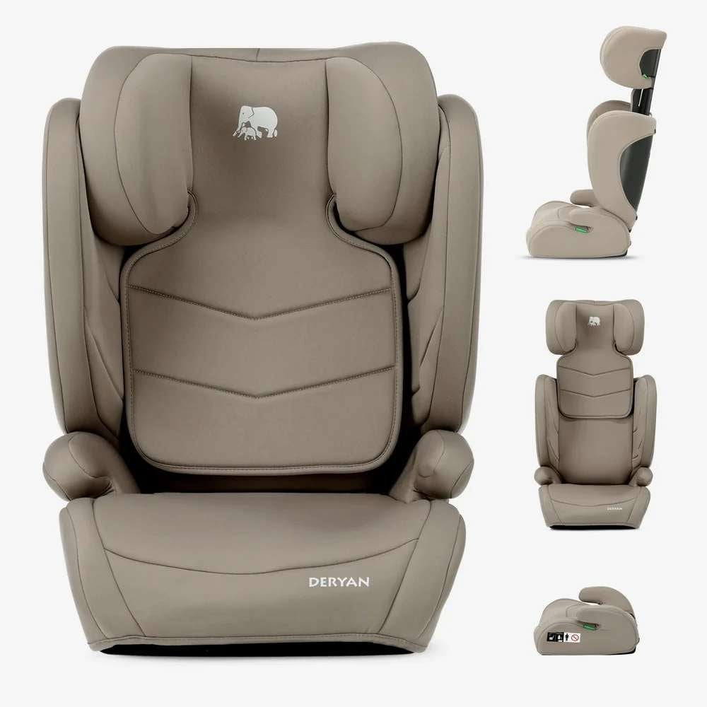DERYAN Charlie Basic i-Size Autostoel 100-150 cm Truffle, Autres marques, Ceinture de sécurité, Enlèvement ou Envoi, Comme neuf