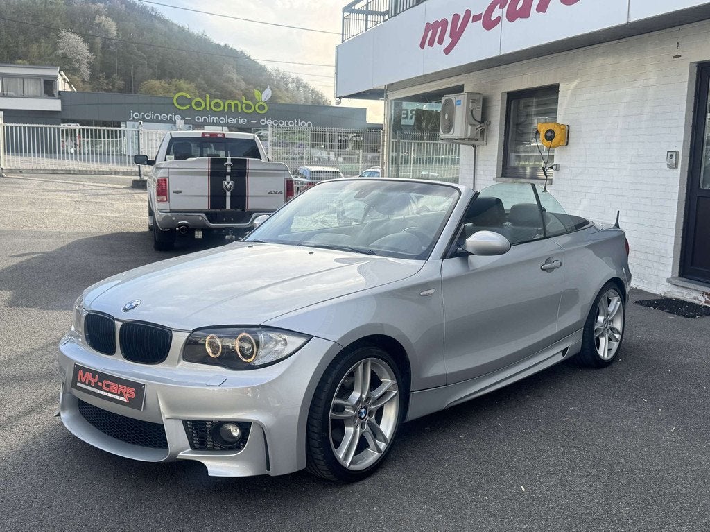 BMW 1 Serie 120 D AUTO CABRIOLET 163 CV PACK M SPORT PACKET, Autos, Achat, Entreprise, Cabriolet, Noir