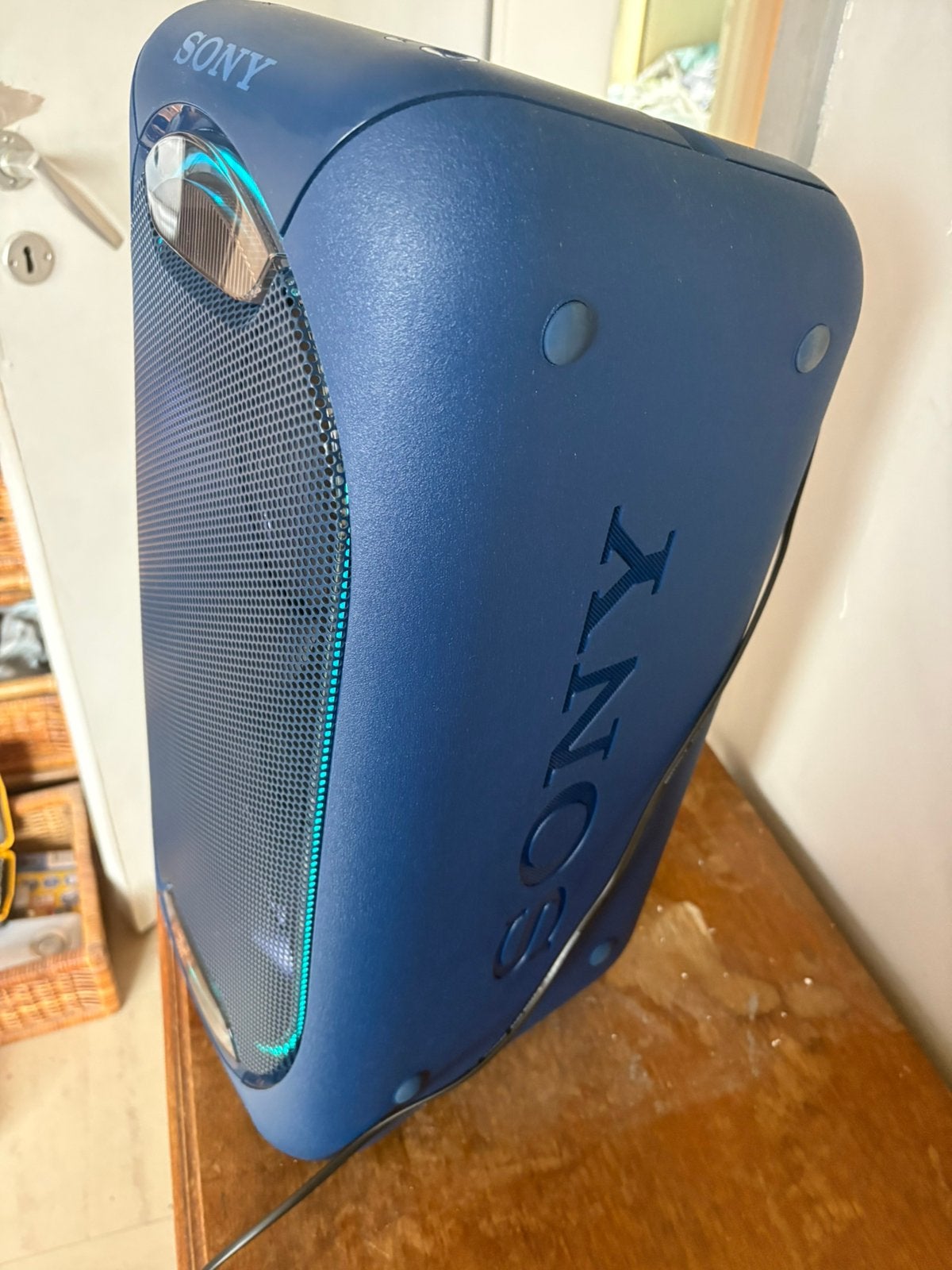 Enceinte sony led, Enceinte de fête, Comme neuf, Enlèvement, Connexion USB