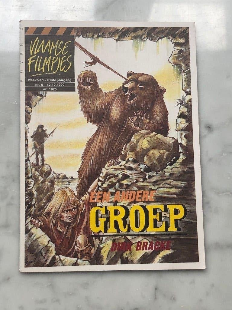 2 boekjes van de Vlaamse Filmpjes‑uitgaven uit 1977 en 1989, Enlèvement, Utilisé, Belgique