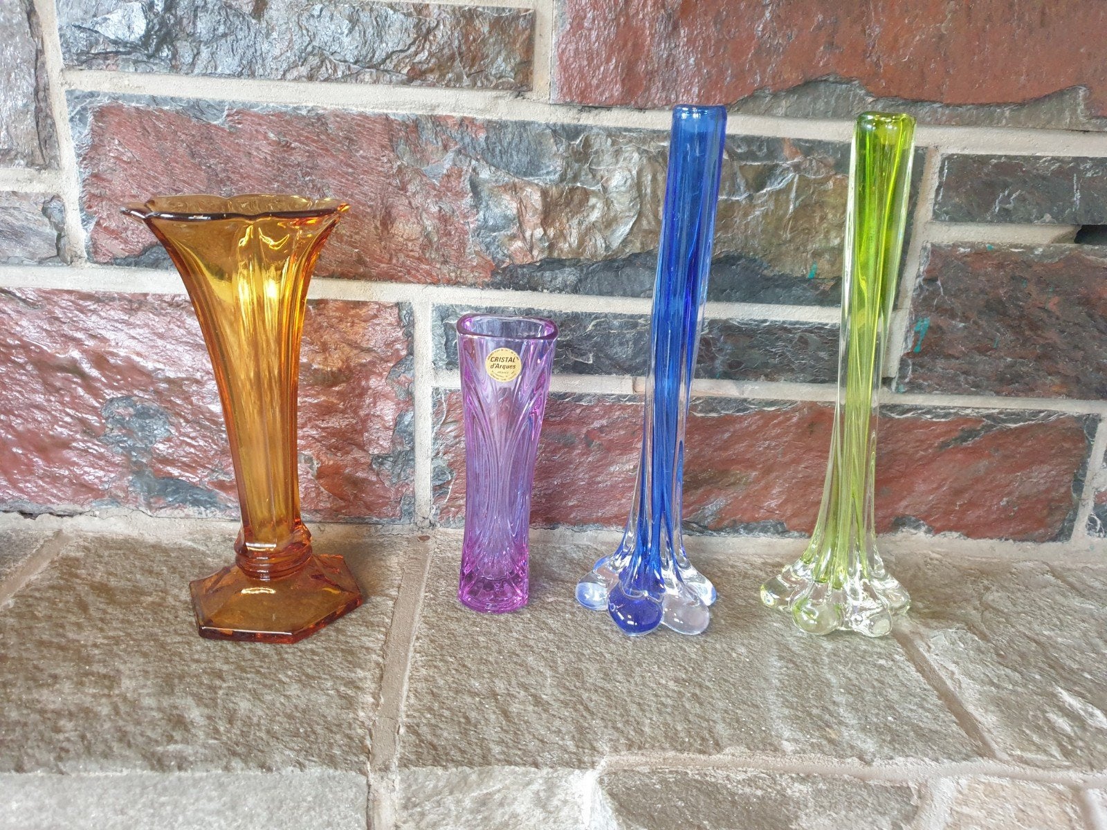 4 vases vintage, Enlèvement ou Envoi
